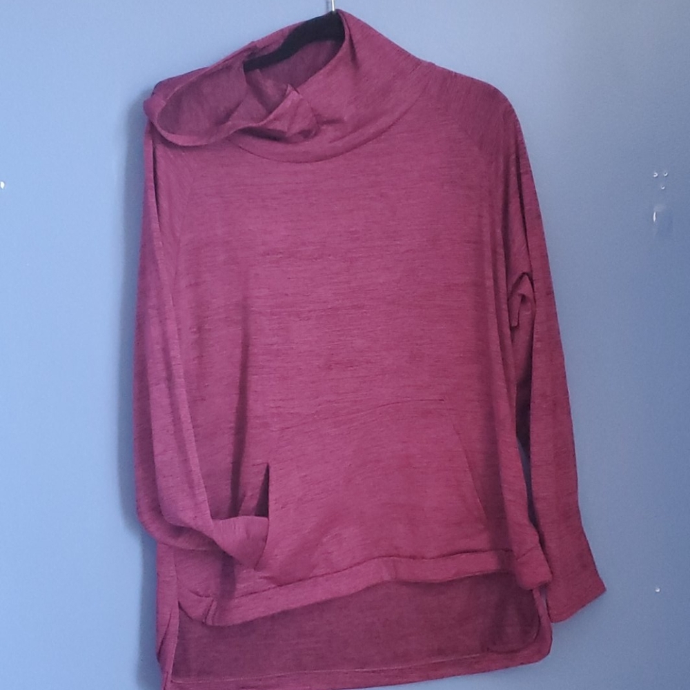 High-low hoodie